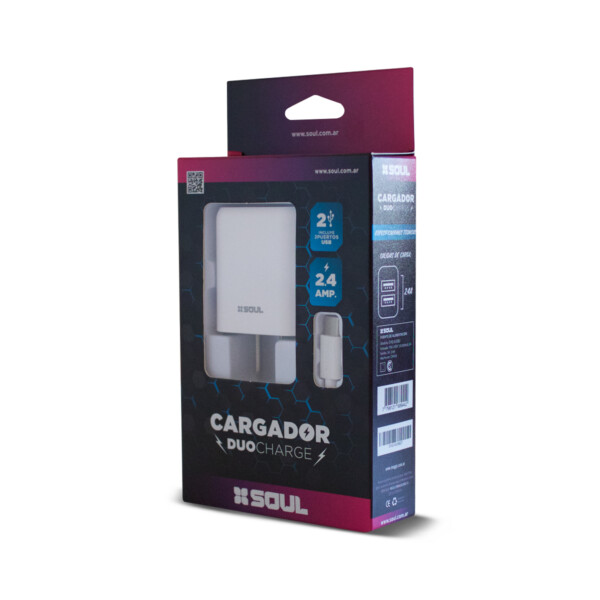 CARGADOR DUO CHARGE 2.4 IPHONE - Image 1